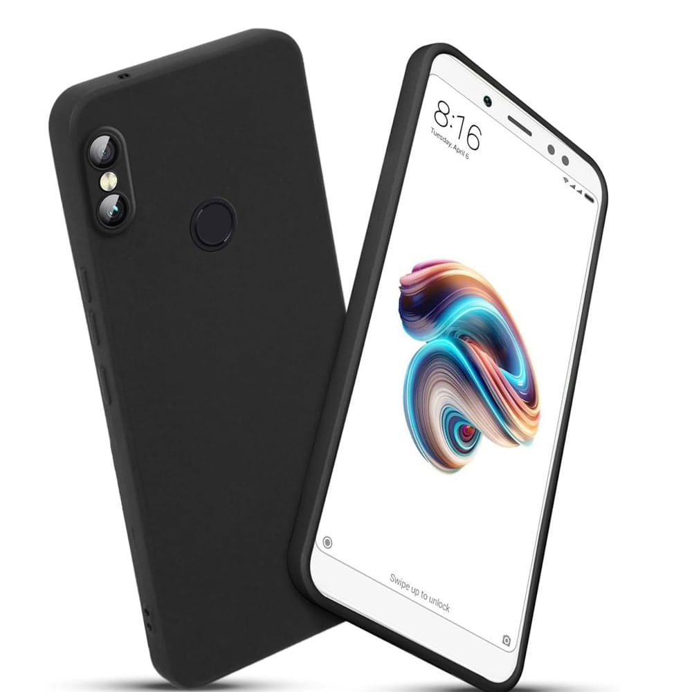 Funda Case for Xiaomi Redmi a2 Soft Feeling Antishock Negro Resistente ante Caídas y Golpes