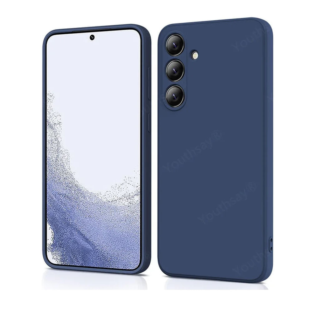 Funda de Samsung A54 Soft Feeling Antishock Azul Resistente ante Caídas y Golpes