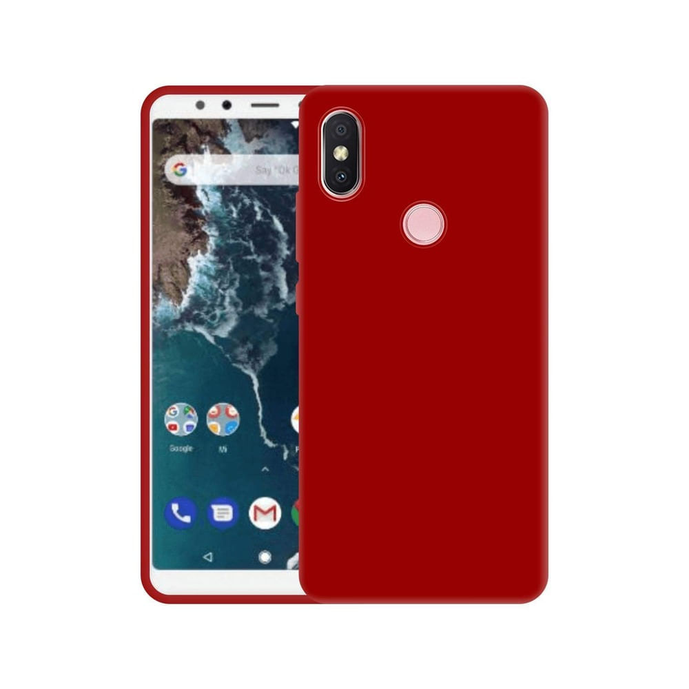 Funda para Xiaomi Mi 13 Lite  Soft Feeling Antishock Rojo Resistente ante Caídas y Golpes