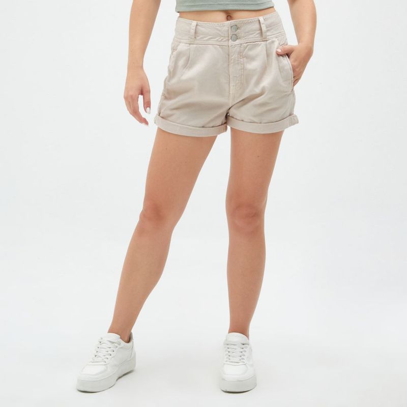 Pantalones Cortos Casuales de Rayas de algodón de Verano para Mujer  Pantalones Cortos con Bolsillo Shorts Vestir Mujer