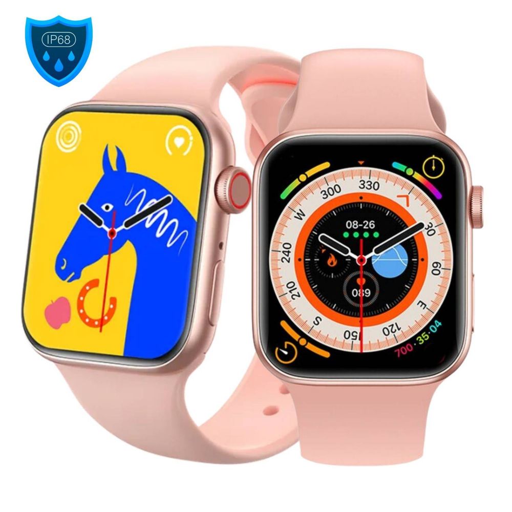 SMARTWATCH I9 PRO MAX SERIE 9 2023 BLUETOOTH ROSADO