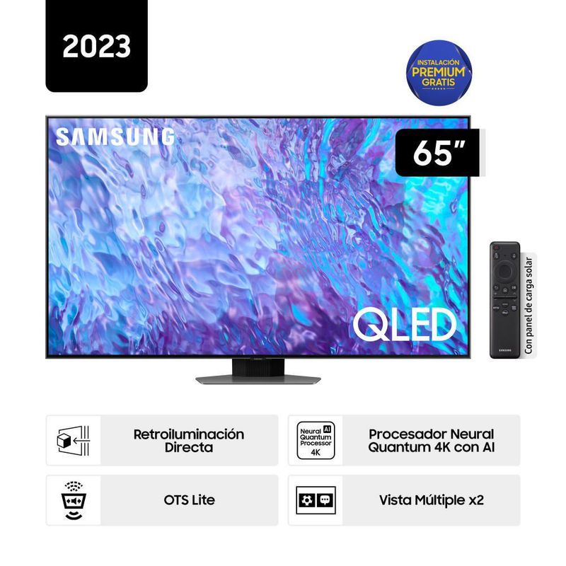 Televisor Samsung 65 pulgadas QLED 4K Ultra HD Smart TV QN65Q60 SAMSUNG