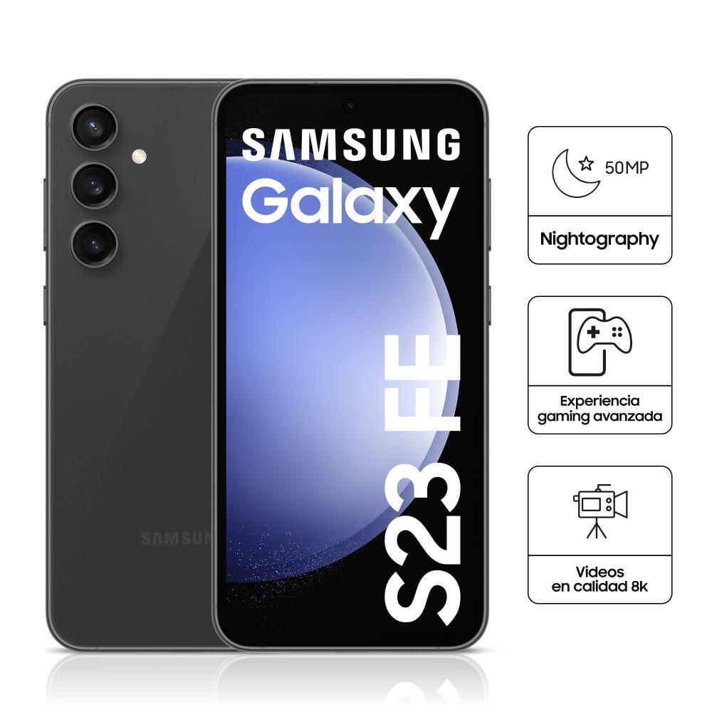 Celular Samsung Galaxy S23 FE 6.4" 256GB 8GB Grafito