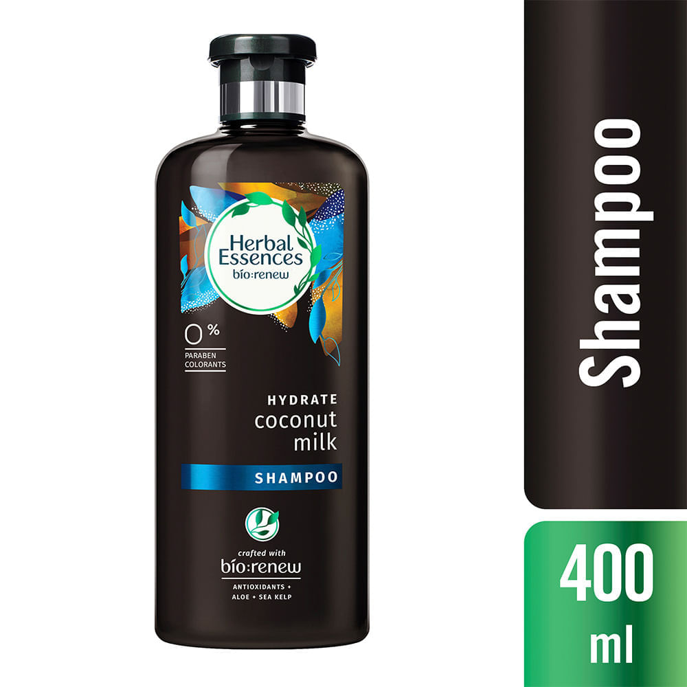 Shampoo Herbal Essences BíoRenew Hydrate Coconut Milk 400
