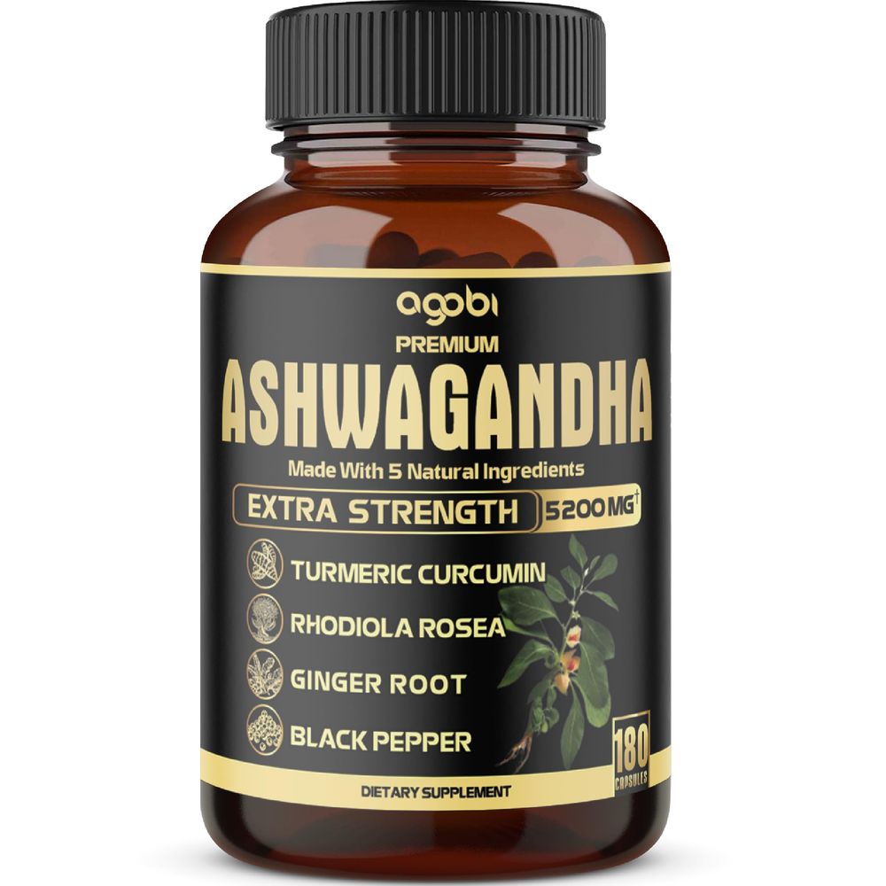 Ashwagandha Agobi 5200 MG 180 capsulas - Agobi Premium