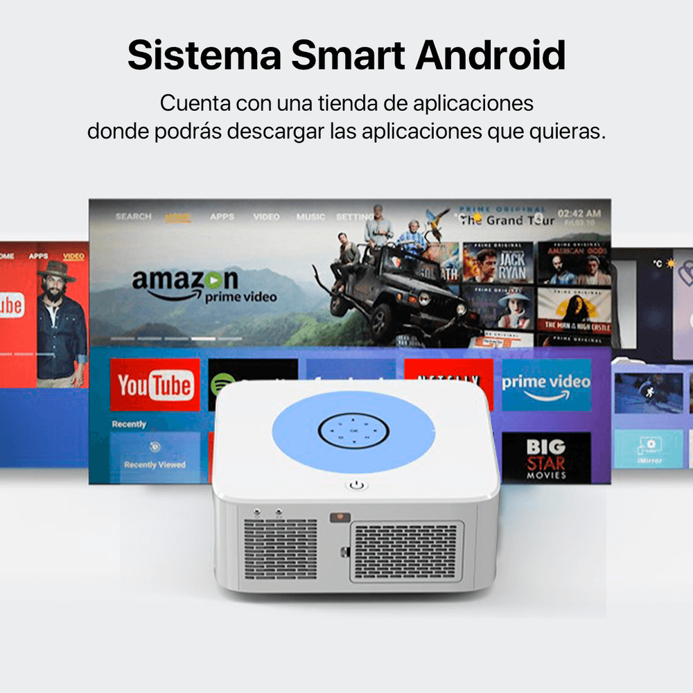Este proyector con imágenes HD y Android TV es tuyo por menos de