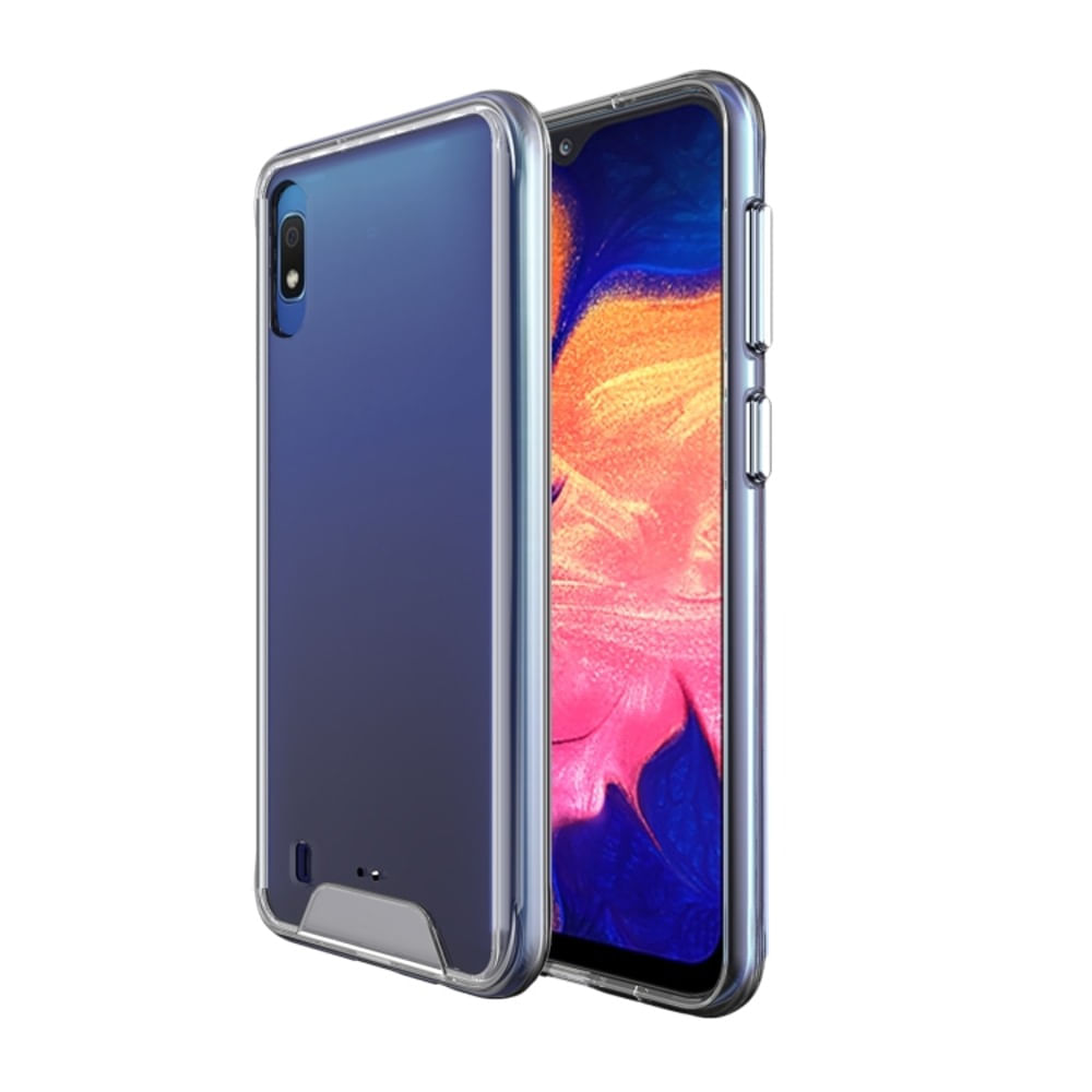 Funda for Samsung A10 Space Original Transparente Antishock Resistente ante Caídas y Golpes