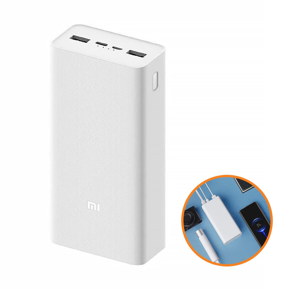 Cargador Portátil Xiaomi Mobile Power 3 de 30000mAh - Versión carga rápida
