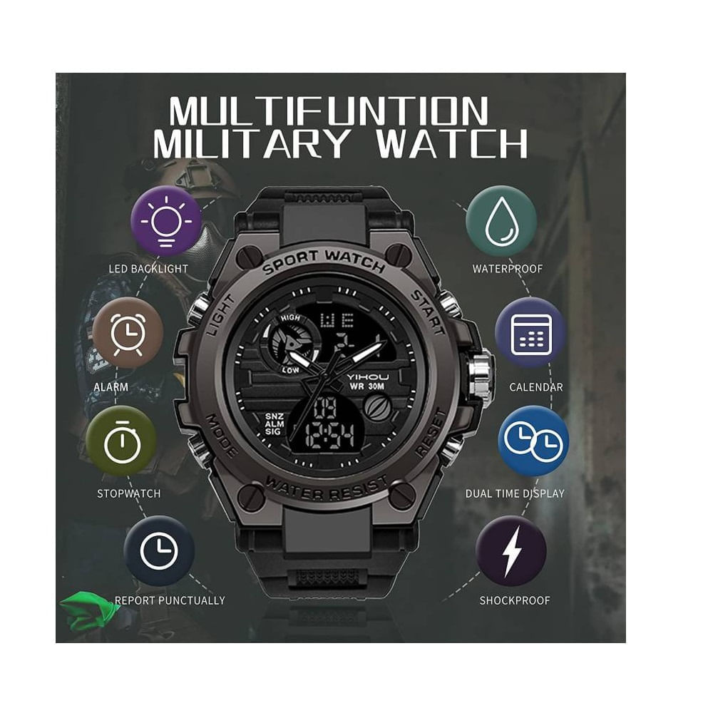 Las mejores ofertas en Relojes de Pulsera Militar Sanda