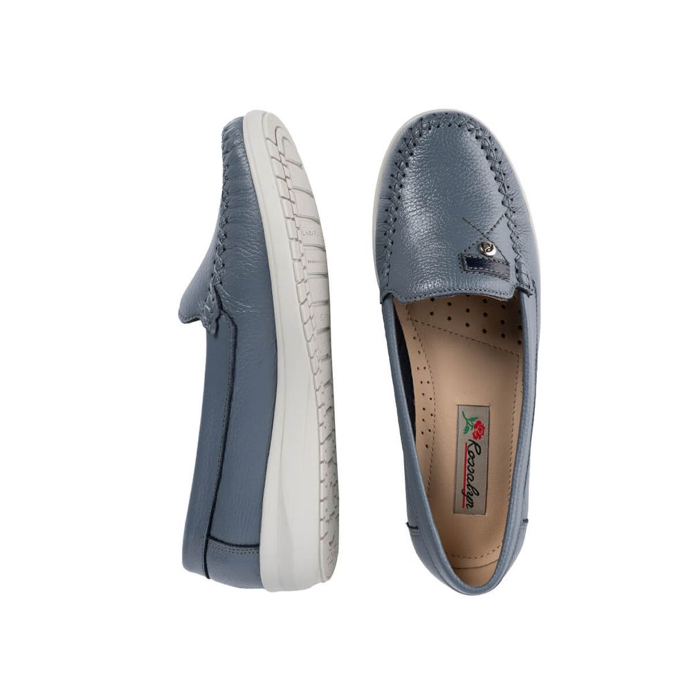 Mocasines Rossalyn MELEK-1112 Celeste Talla 38 I Oechsle - Oechsle