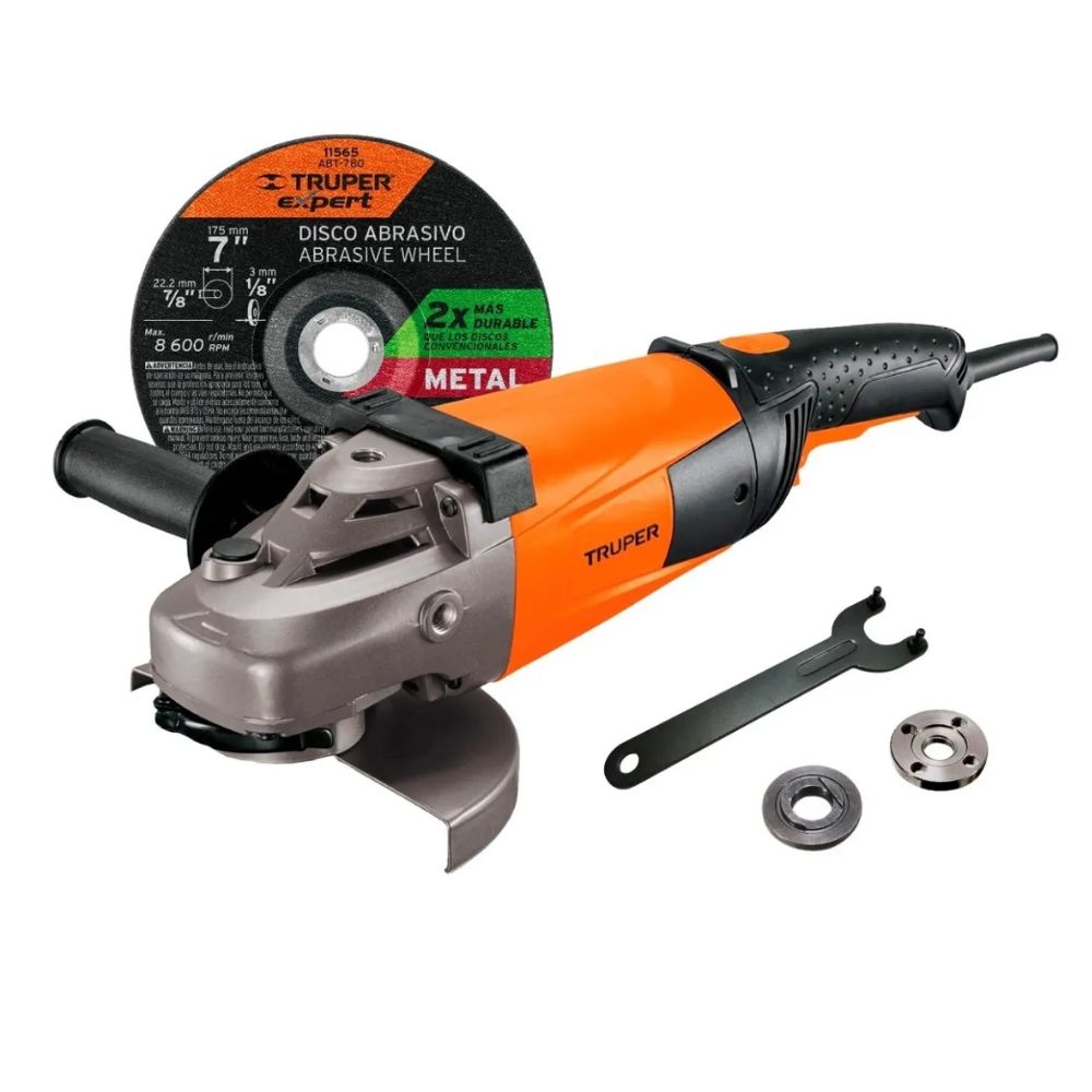 Amoladora Esmeriladora Angular profesional 7"  2100W Truper