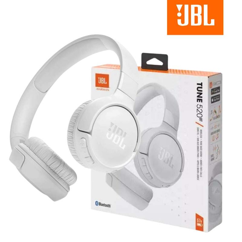 JBL Auriculares Tune 520BT, inálambricos por Bluetooth, 57 horas de  reproducción con Pure Bass, plegables, negro : : Electrónica