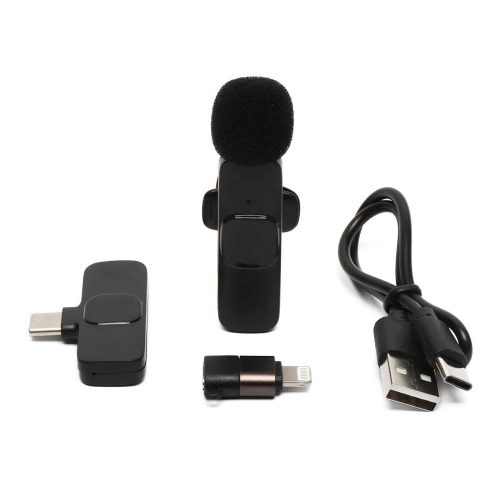 Microfono Inalambrico Solapero K8 con Adaptador Lightning para Iphone I  Oechsle - Oechsle