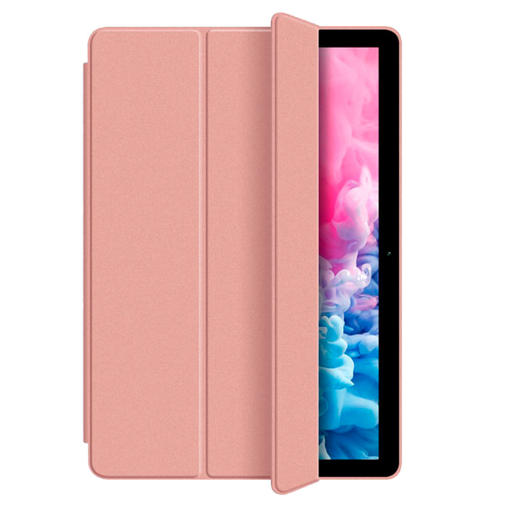 Funda para Lenovo M10 Plus 10.3"" - P22T Imantada Rosada Resistente a Caidas y Golpes