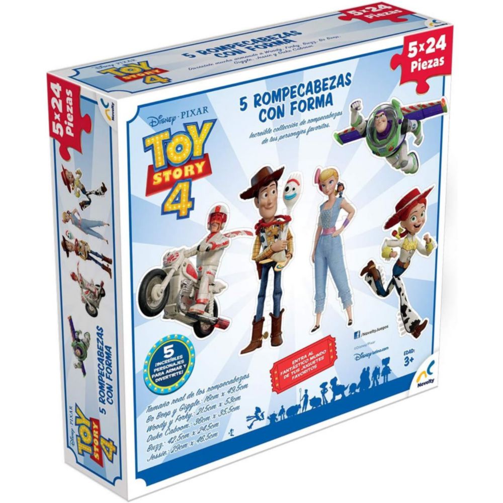 Rompecabezas Disney 5 En 1 Toy Story 24 Piezas | Oechsle.pe - Oechsle
