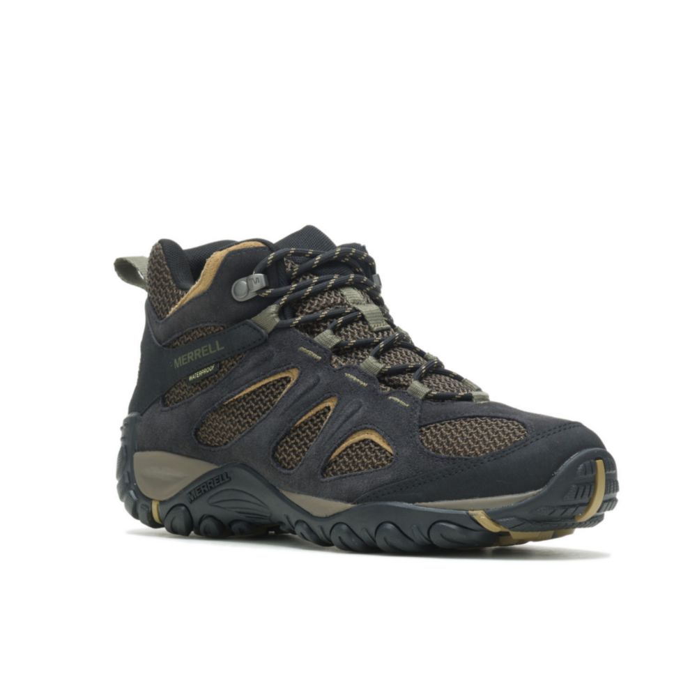 Zapatillas Outdoor Merrell Para Hombre Negro Cuero Oechsle Oechsle