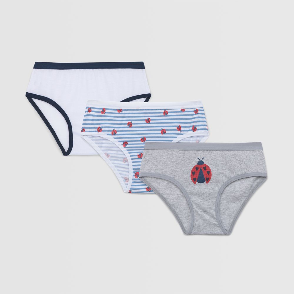 Calzones Pack X3 Para Niña Circus Elastico