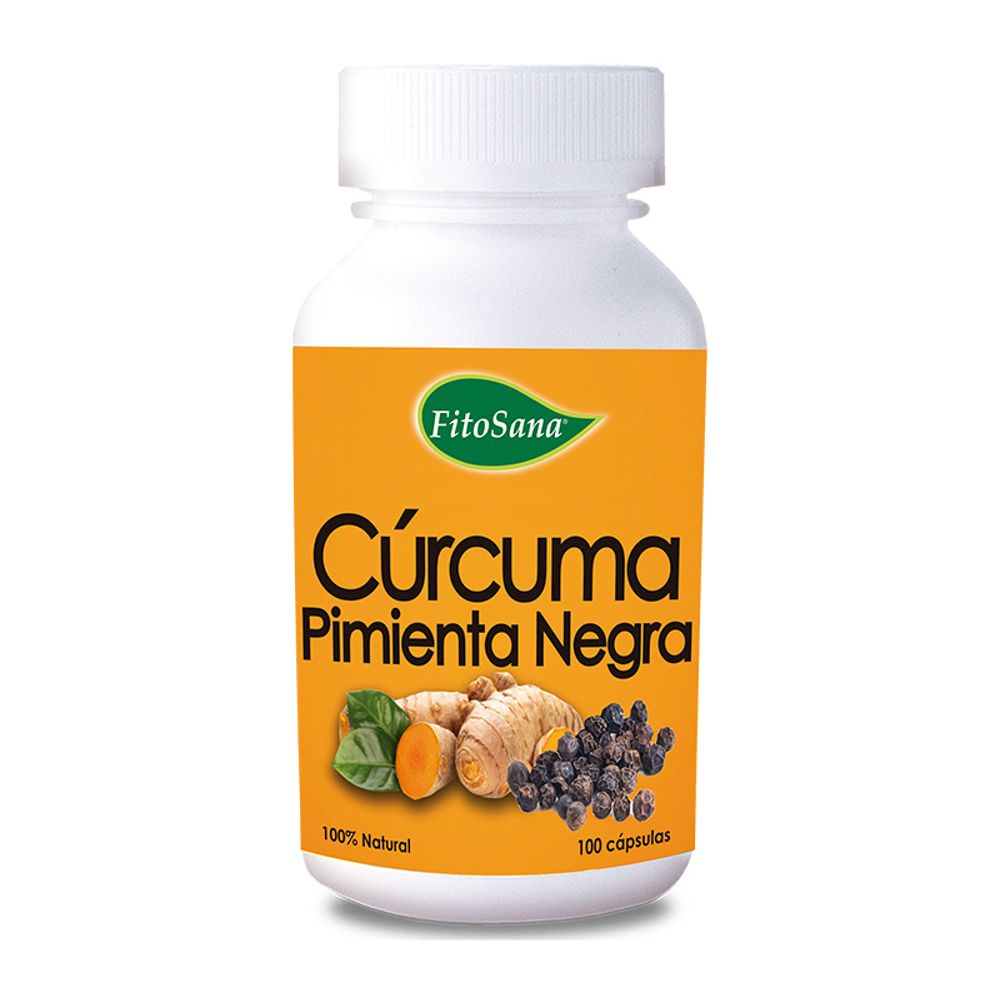 Cápsulas Curcuma con Pimienta Negra Fitosana 100u