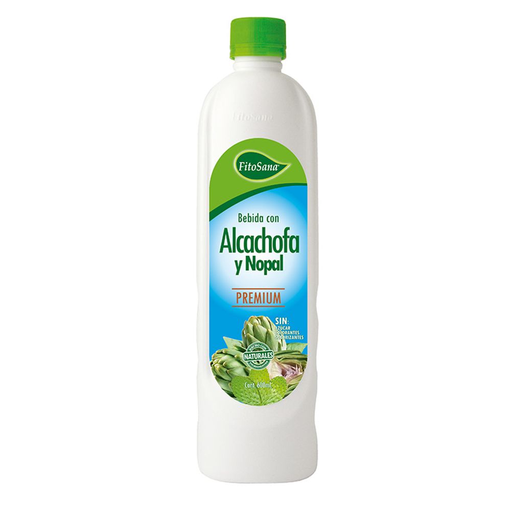 Bebida con Alcachofa y Nopal Fitosana 600cc