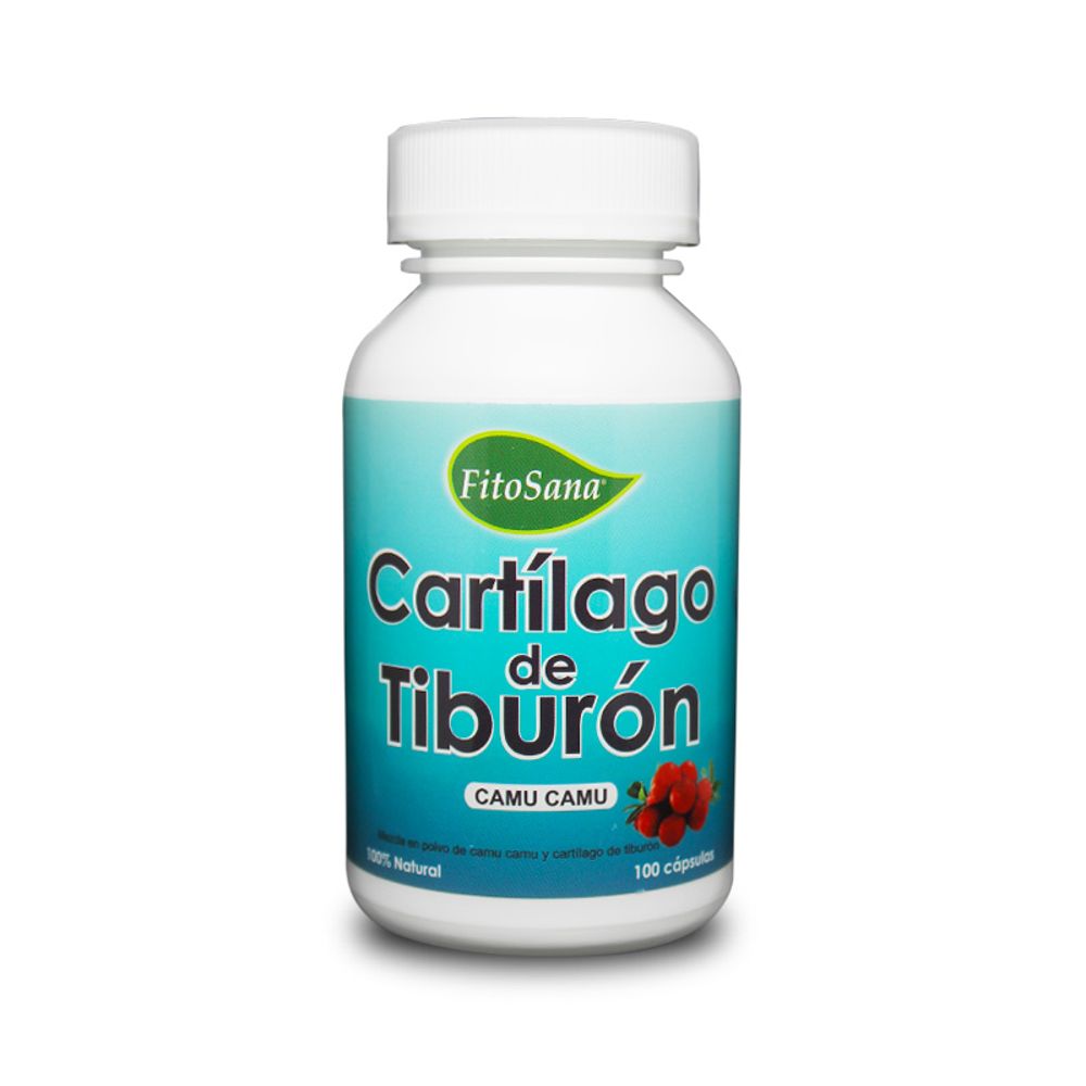 Cápsulas de Cartilago de Tiburón con Camu Camu Fitosana 100u