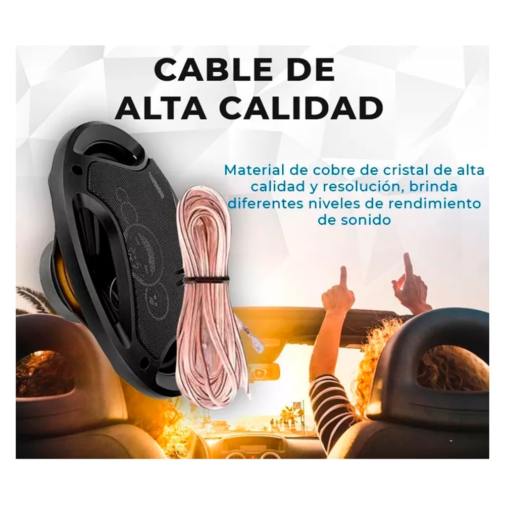 GENERICO Altavoces para coche de alta resolución