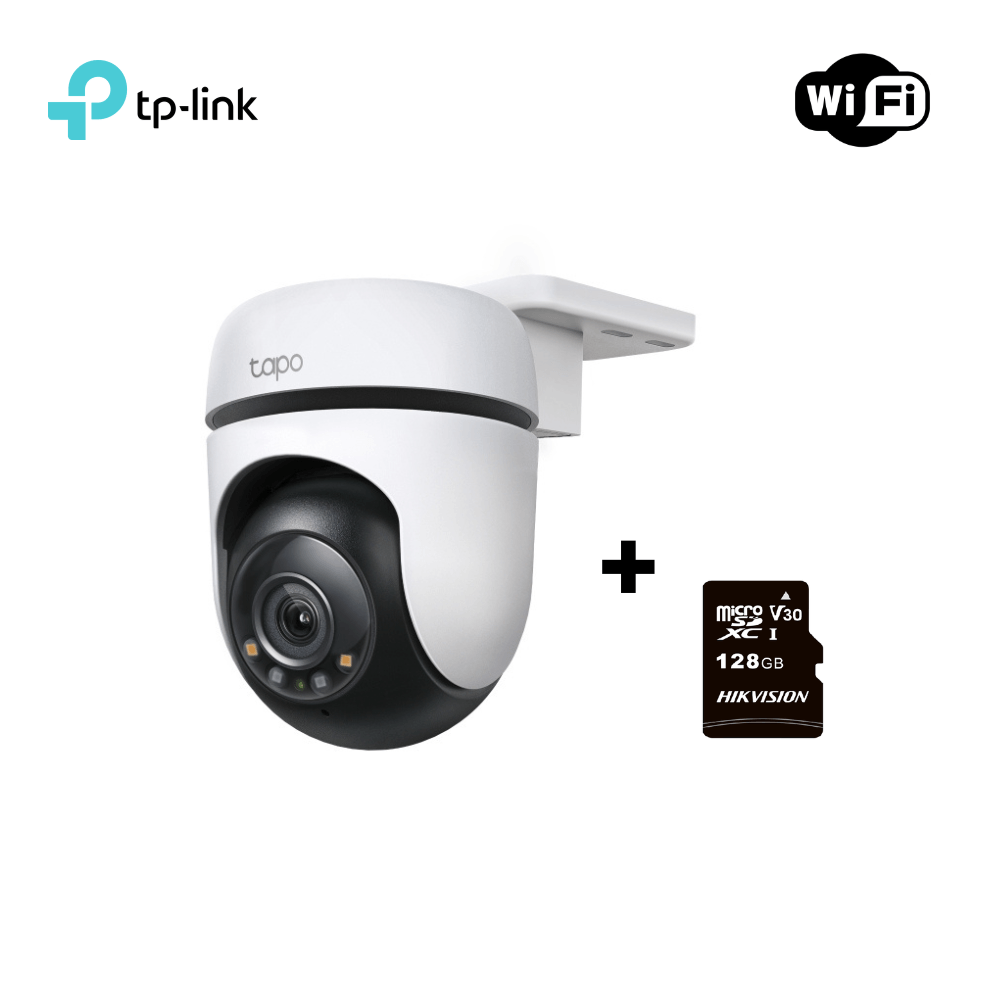 Cámara inteligente wi fi de vigilancia Tapo C510W micro SD 128GB Tp Link
