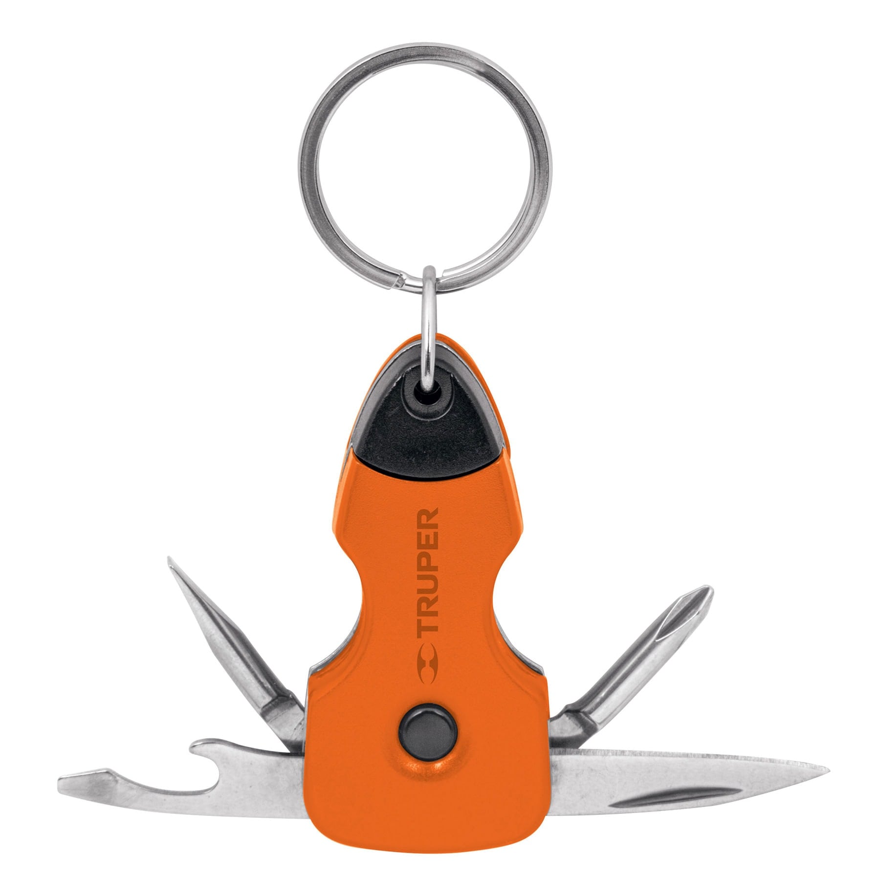 Llavero Multiherramientas 6 en 1 con LED Truper 13336