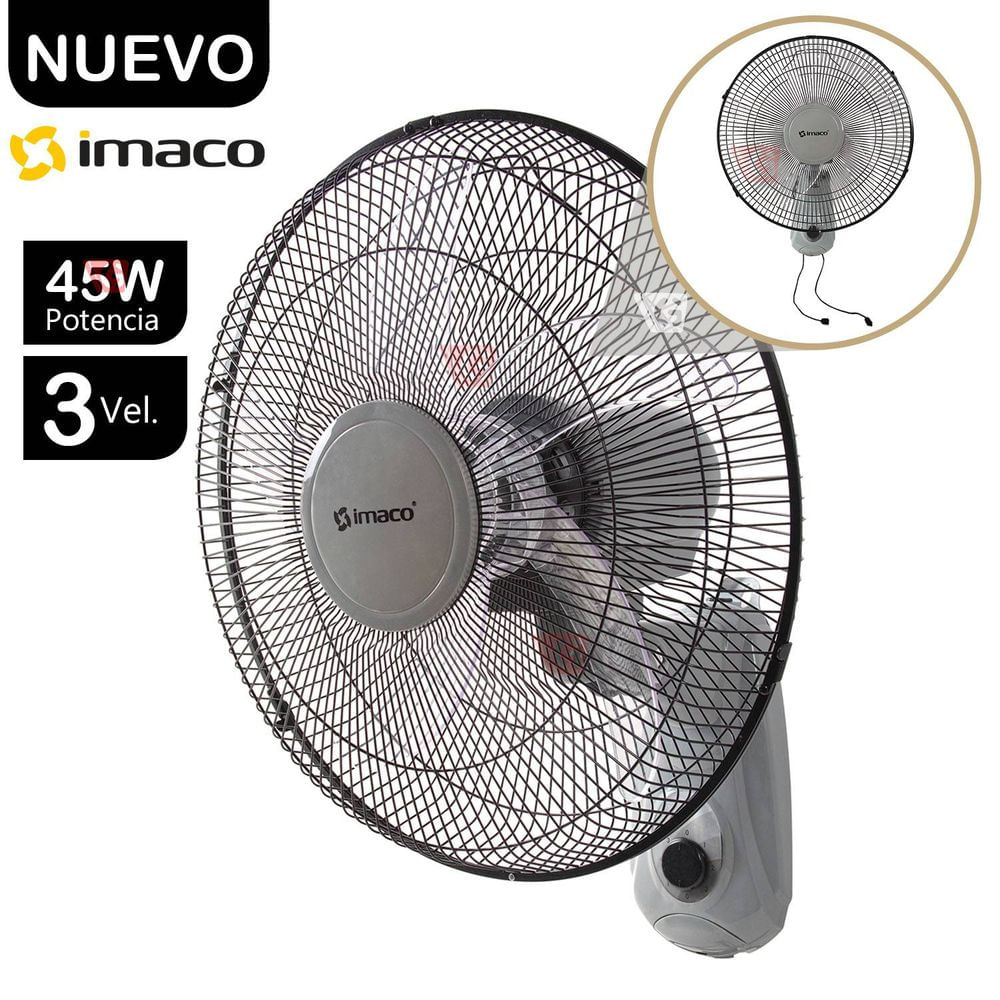 Ventilador de Pared con Aspas Acrílicas Imaco FW450 45W