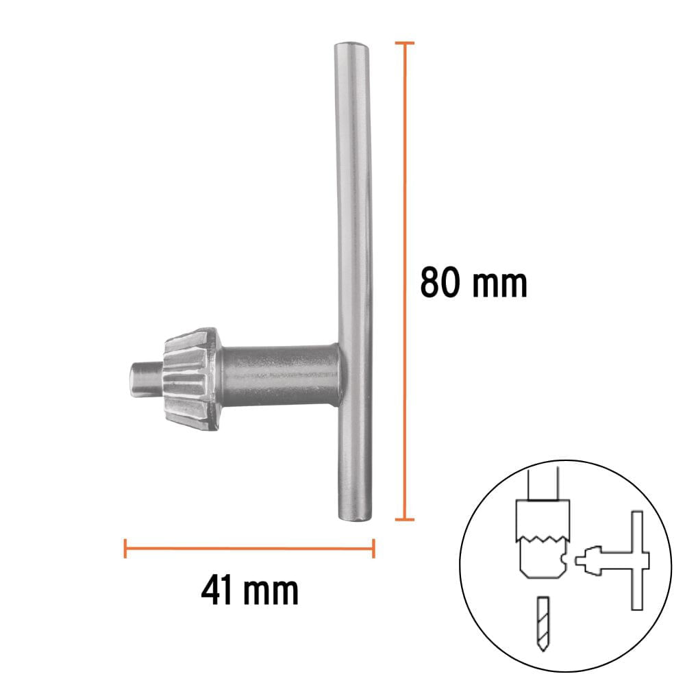 Llave Mandril Para Taladro 13 Mm Acero Truper