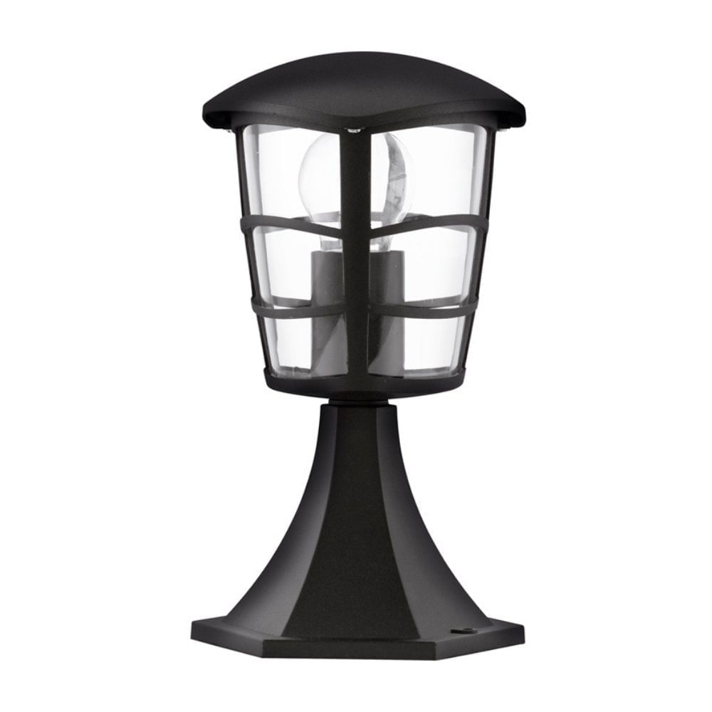 Farol Eglo Aloria Metal/Plástico E27 IP44 60w Negro