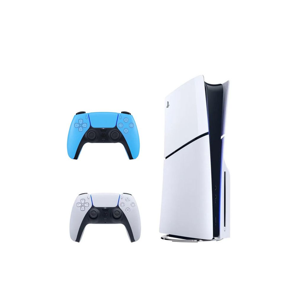 Play Station 5 Slim Lectora de Discos + Mando Startlight Blue