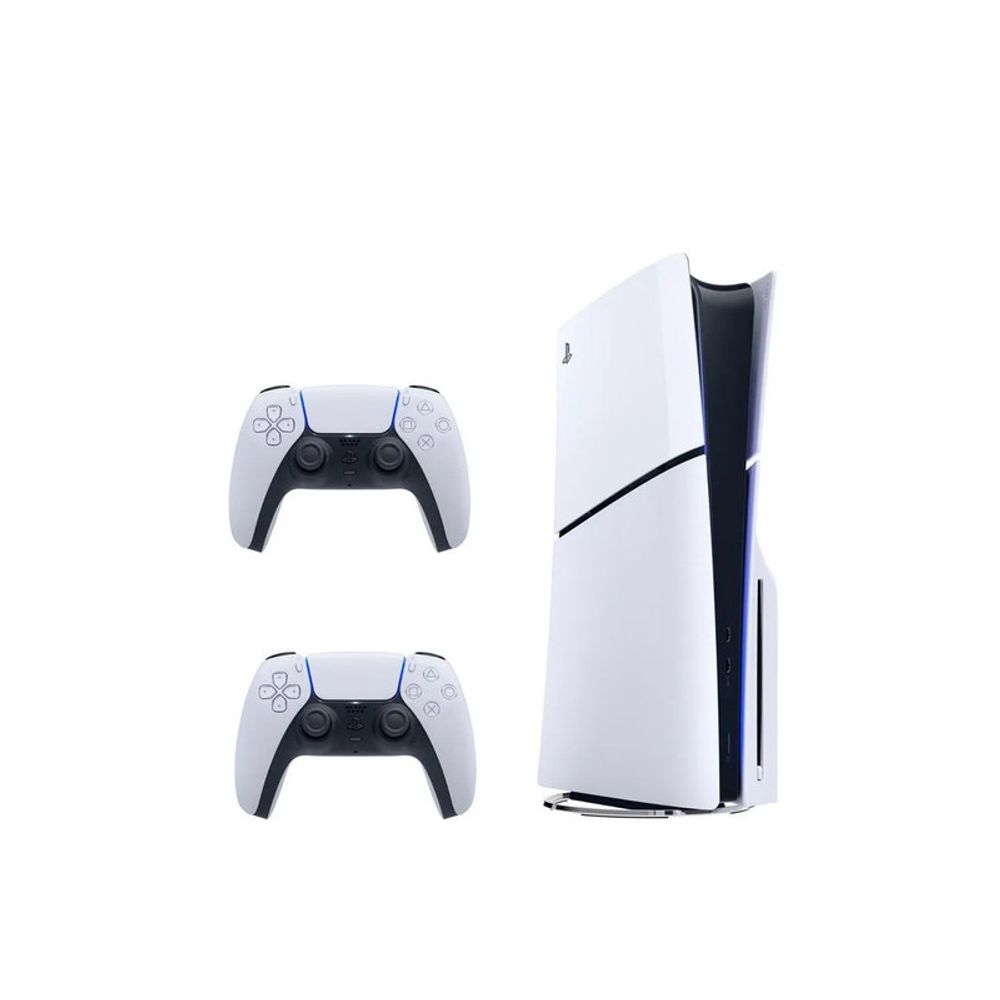Play Station 5 Slim Lectora de Discos + Mando Blanco