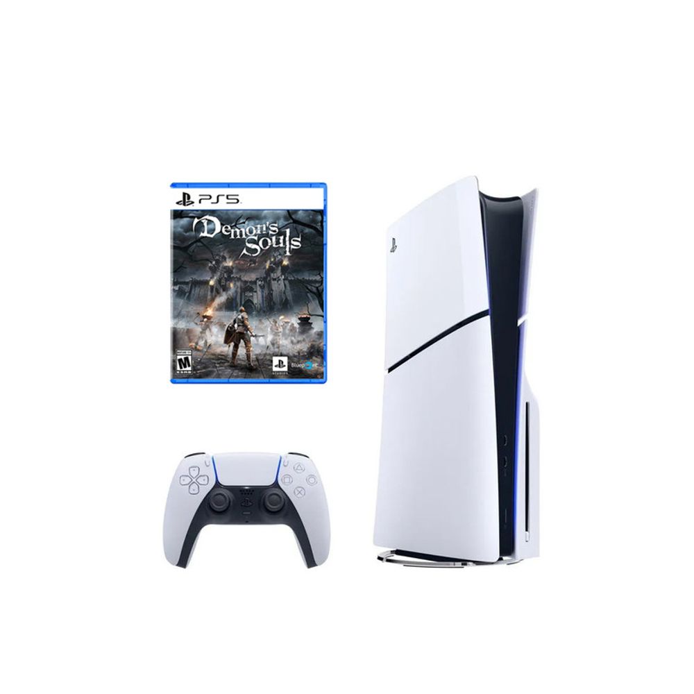 Consola Playstation 5 Slim Lectora de Discos + Demon Souls