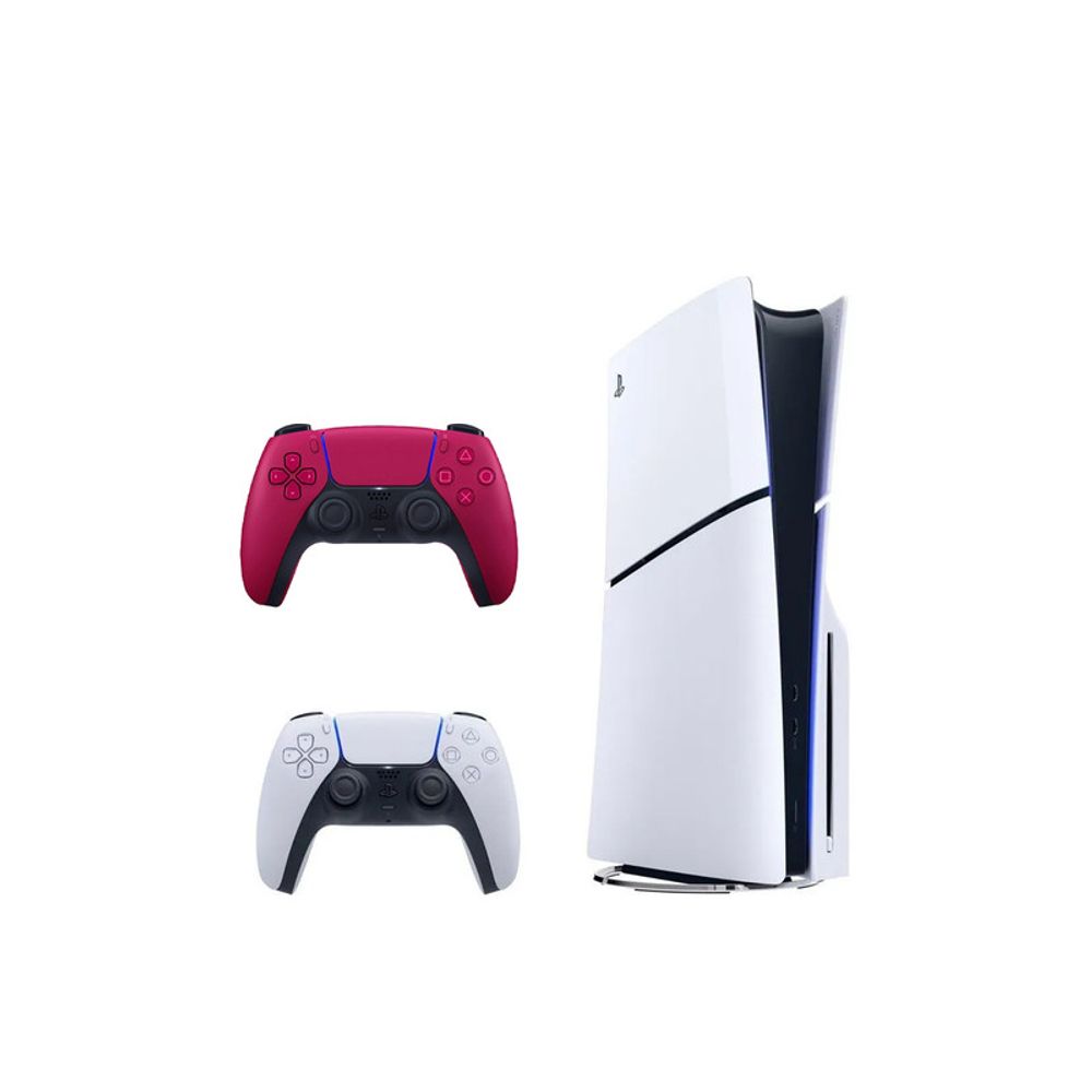 Play Station 5 Slim Lectora de Discos + Mando Cosmic Red