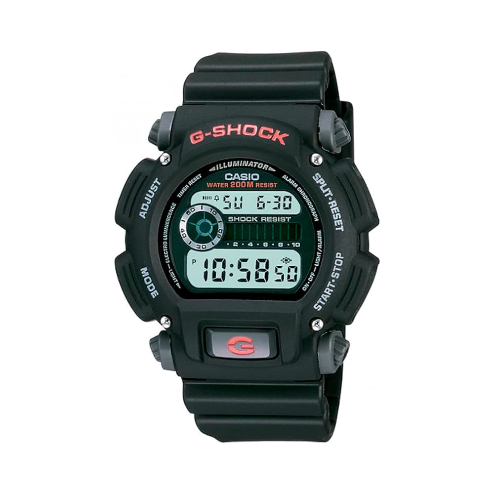 Reloj Casio Original G-Shock DW9052 1VCG  Resina Color Negro