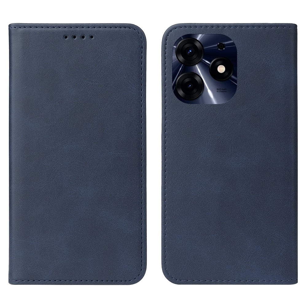 Funda Case for Tecno SPARK 10 Pro Flip Cover Azul Antishock Resistente anti CAÍDAS y GOLPES