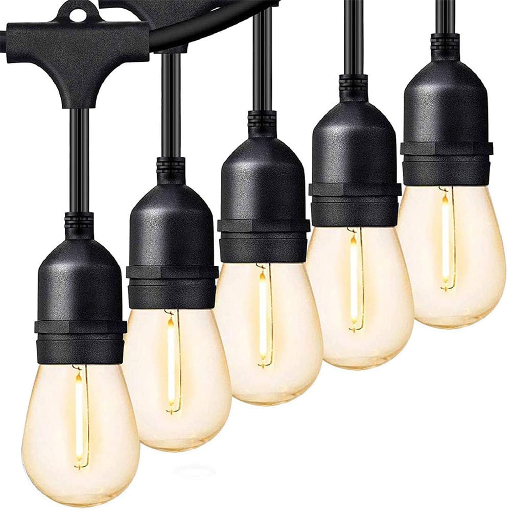 Guirnalda Colgante Solar 20 Focos Led 1.5W 10 metros IP67 Panel Recargable a Corriente