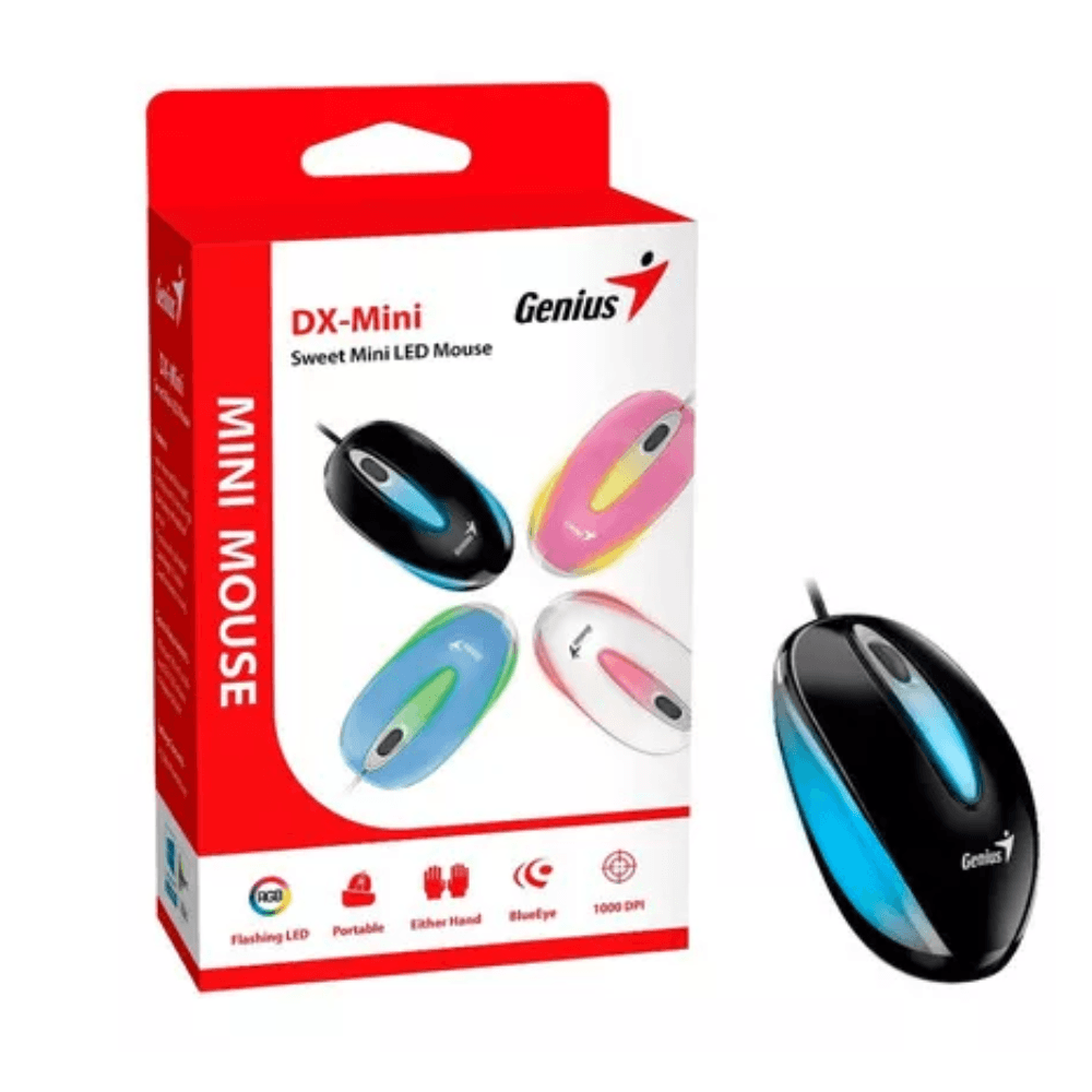 Mouse Genius Dx-Mini Negro USB RGB I Oechsle Oechsle