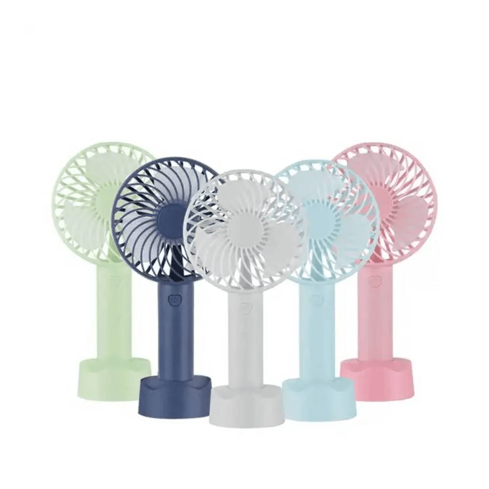 Ventilador Portatil Recargable Con Base