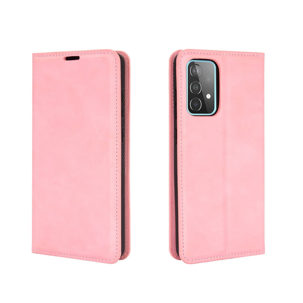 Funda Case para Samsung A52 Flip Cover Rosa Antishock Resistente anti CAÍDAS y GOLPES