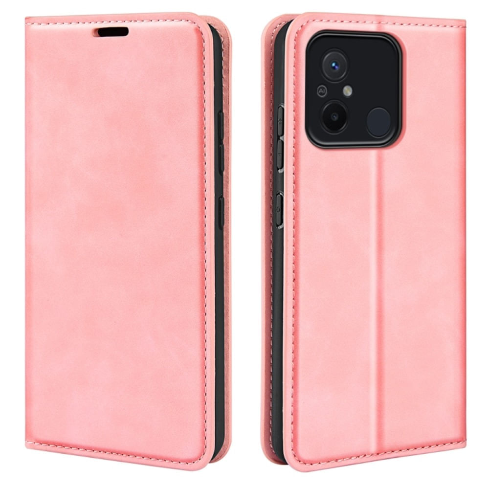 Funda Case para Xiaomi Redmi 12C Flip Cover Rosa Antishock Resistente anti CAÍDAS y GOLPES
