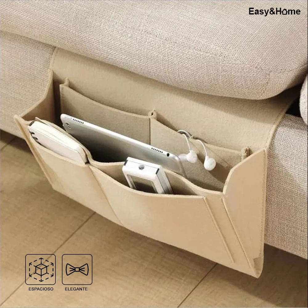 Organizador para Sofá Cama con Múltiples Compartimientos HYC280033 Beige