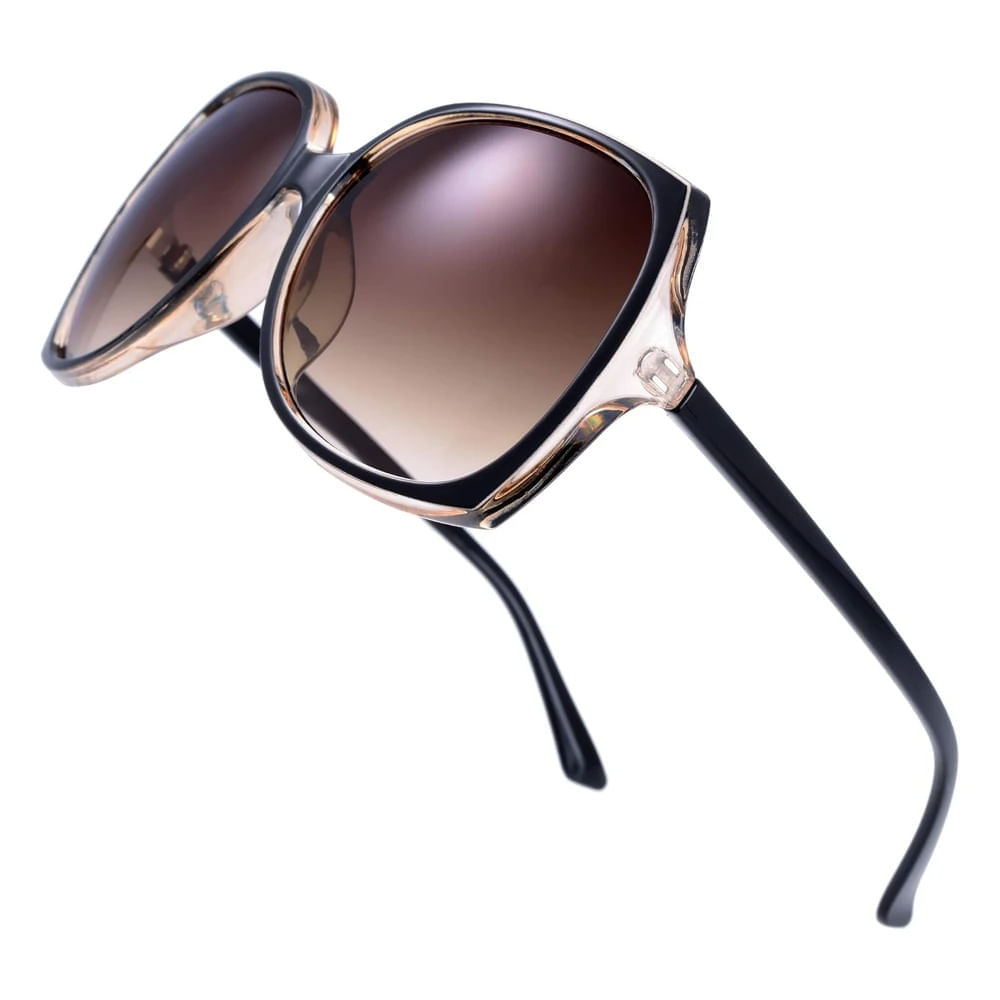 Gafas de Sol de Moda de Mariposa Híbridas de Ojo de Gato Jackie de Gran Tamaño Para Mujer