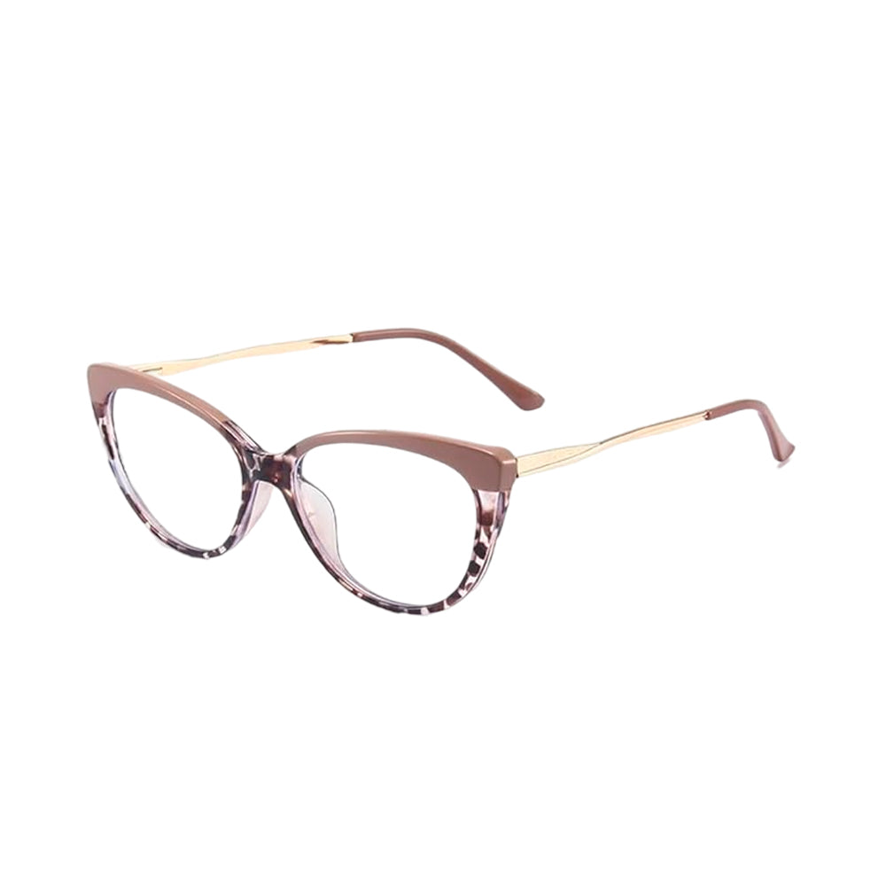 Lentes Oftalmicos para Lectura SJZZKCJ con Filtro de Luz Azul Marron Print 51mm