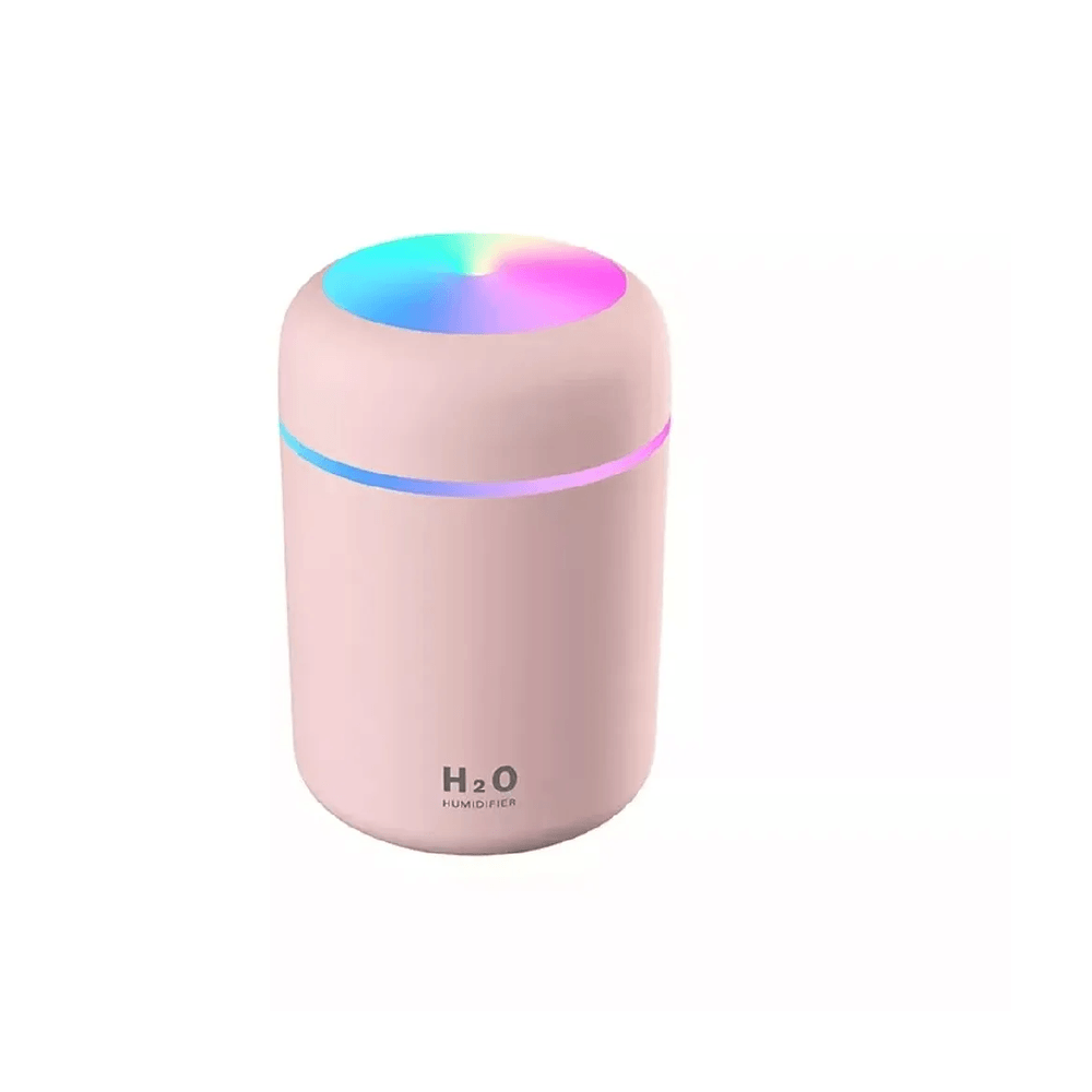 Mini Humidificador Portátil H2O Silencioso Recargable Rosado