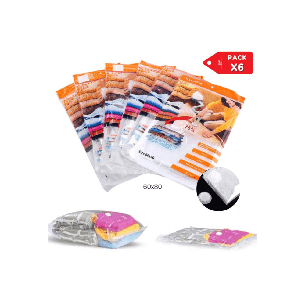 Bolsa al Vacío 60 x 80 pack x 6 Unidades