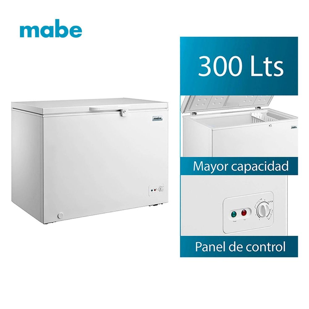 Congeladora Horizontal Mabe 300 Litros CHM300PB2