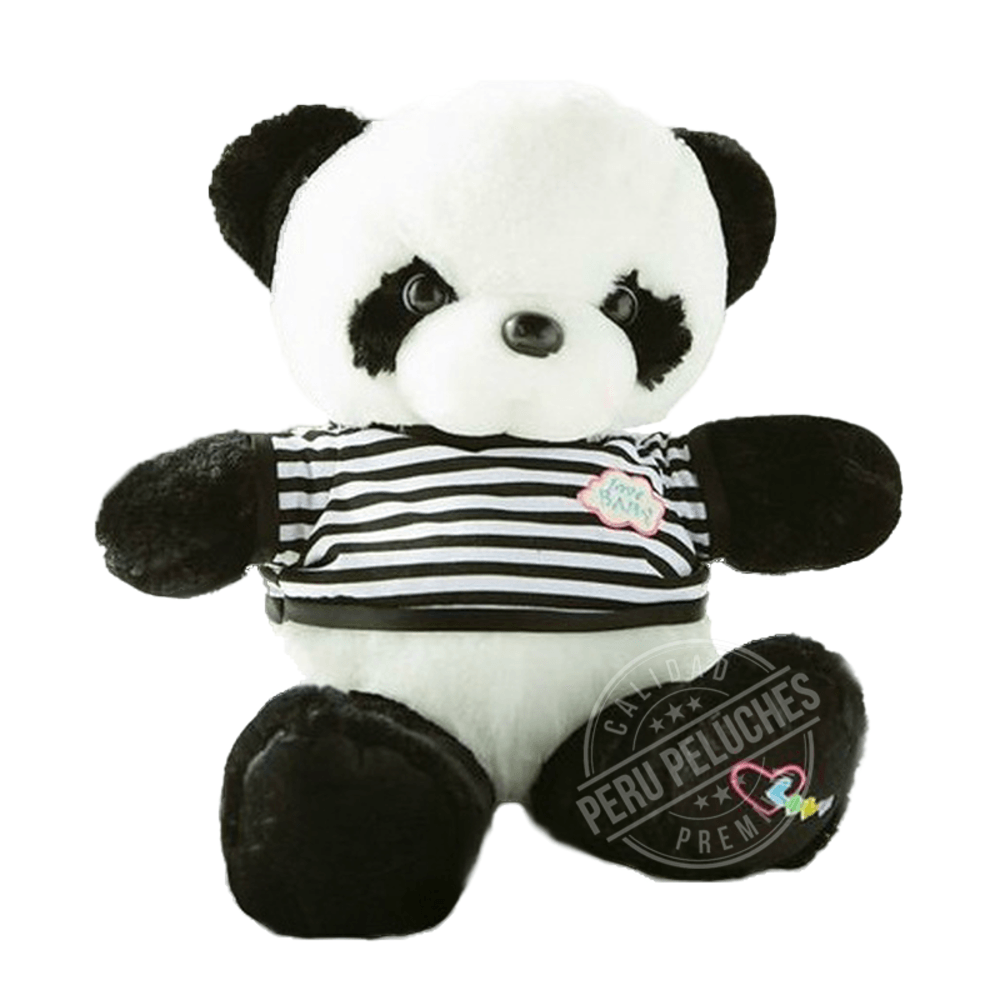 Peru Peluches Osito Panda Rayas I Oechsle Oechsle