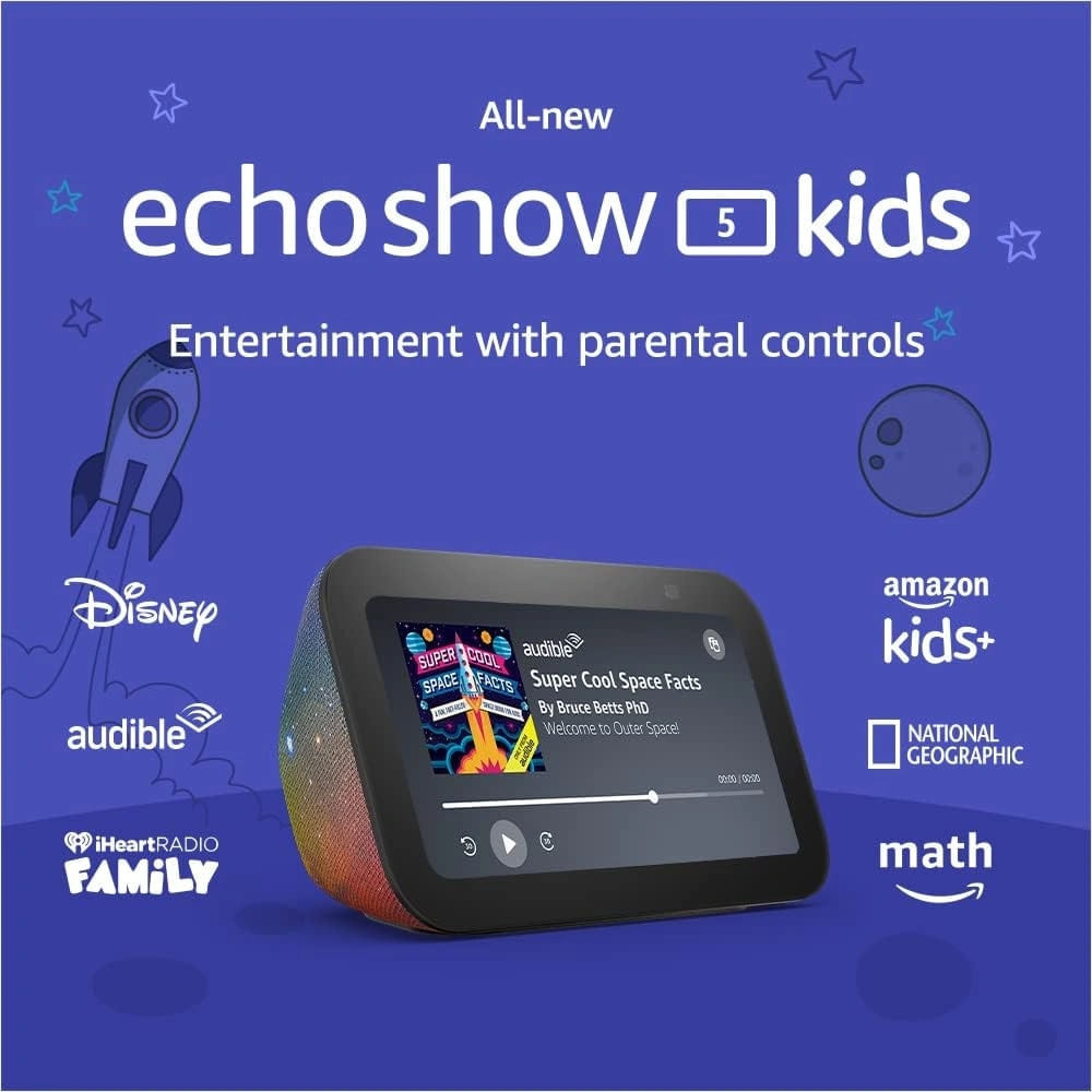 Echo Show 5 3ra Gen 2023 Kids Galaxia