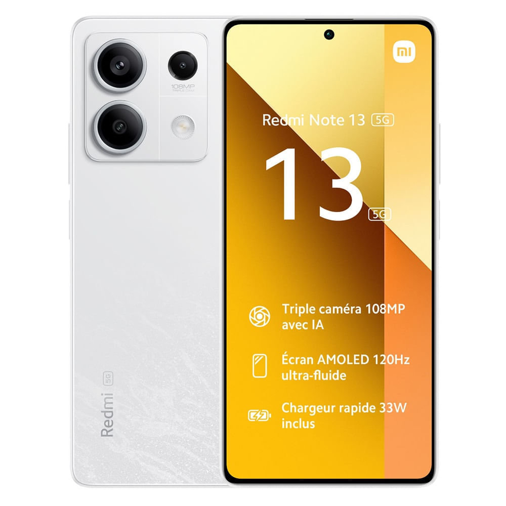 Xiaomi Redmi Note 13 5G 256GB 8GB Blanco